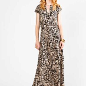 Boho Style Zebra Dress